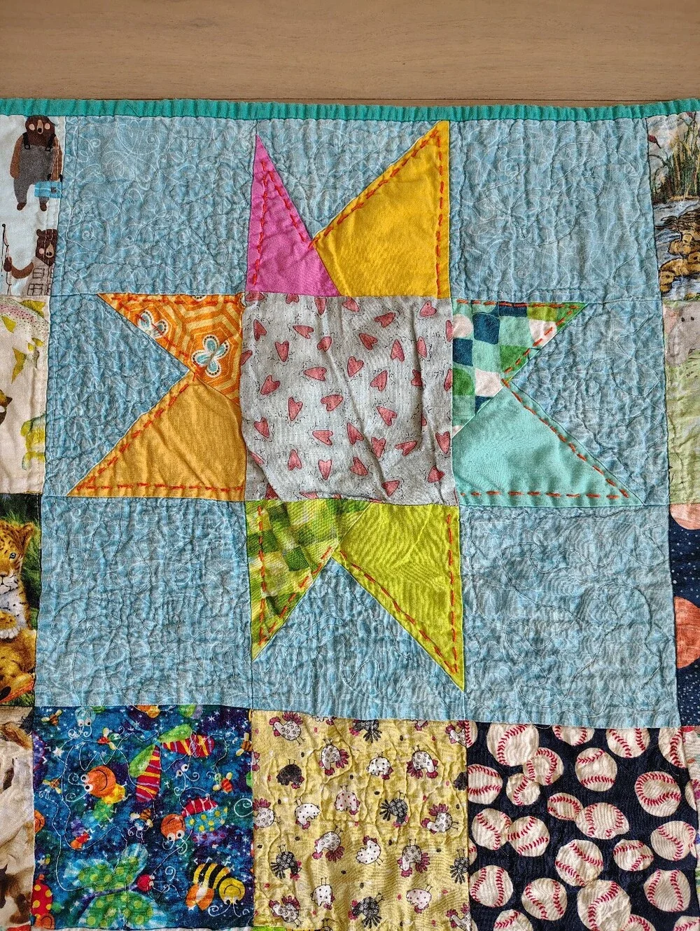 World Map Kids Quilt